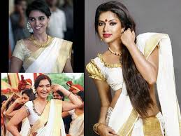 Simple saree hairstyle for round face girls. Hairstyles To Try With Kerala Saree Boldsky Com