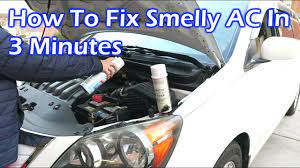 Your car ac is actually a heat exchanger that recirculates warm air from inside the cabin and replaces it with cold air. How To Fix Smelly Ac In Your Car Like The Pro In 3 Minutes Youtube