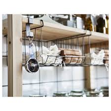 Observator Clip On Basket Gray Brown Ikea Kitchen Hacks Organization Ikea Kitchen Decor Hacks