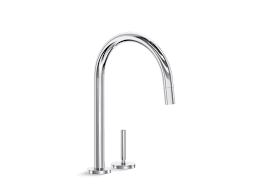 Lever faucet holes on center: One Pull Down Kitchen Faucet P25200 00 Kitchen Faucets Kallista Kallista