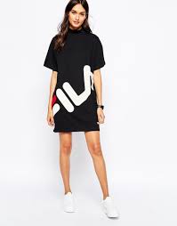 Fila High Neck T Shirt Dress With Large Front Logo At Asos Com Fila Dress Sporty Dress Fila Outfit Favorite this designer share block this designer. pinterest