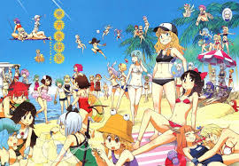 a day at the beach touhou project 東方project animal ears momiji moriya