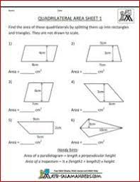 Quadrilateral Area Worksheet Fifth Grade Geometry Worksheet Math Worksheets Math Practice Worksheets Quadrilaterals Worksheet