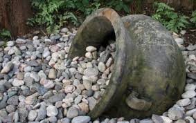 Love This Idea If I Had A Stone Garden I Would Do Something Like This Or Turn It Into River Rock Landscaping Rock Garden Landscaping Landscaping With Rocks