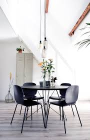 black dining room sets modern stylish