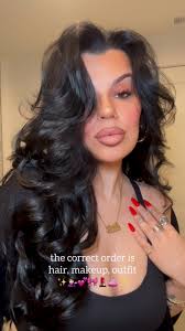 if we're being real specific: i let my curls cool off & set while i do my  makeup & get dressed, then i brush it out, add product & touch up my makeup  if needed as my very last step 💁🏻‍♀️✨