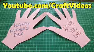 Get your little one to don an apron and paint a bottle cap yellow. Very Easy 5 Minutes Happy Fathers Day Cards Fathers Day Card Making Youtube