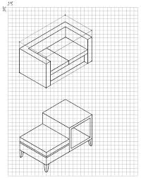 How To Draw Furniture In 3d Drawing Furniture Furniture Sketch 3d Drawings