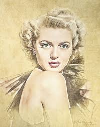 Judy Turner, sitting outside Hollywood High. One day, in 1937, Judy cut  class with some friends and crossed Sunset to grab an soda at the Top Hat  Malt Shop. There she was