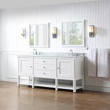 Tap martha s all time best tips for organized bathrooms that serve both form and function. Martha Stewart Living Sutton 72 In W X 22 In D Vanity In Bright White With Marble Vani Bathroom Vanities Without Tops Marble Vanity Tops Bathroom Vanity Tops