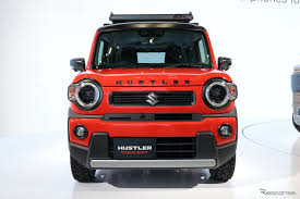 これが新型 ハスラー だ 色とりどりのスズキ ハスラーコンセプト 東京モーターショー2019 詳細画像 2枚目の写真 画像 レスポンス response jp ハスラー スズキ スズキ 東京モーターショー2019