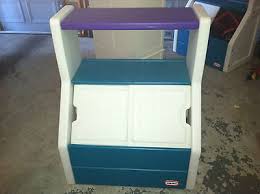 It is in used condition with a few play marks but is still in good condition and plenty of years to go. Little Tikes Toy Storage Box Bin Or Chest With Large Shelf And On Popscreen