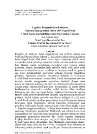(5) berbentuk pernyataan umum yang dilengkapi dengan beberapa hipotesis. Jurnal Pengurusan Wakaf Di Malaysia Satu