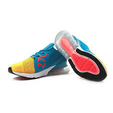 Concepts International Nike Air Max 270 Flyknit Laser Orange Black Blue Orbit Nike Air Max Air Max 270 Orange Black