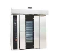 Bakery Manufacturer Commercial Baking Oven 64 Trays Electric Rotary Oven  With Trolley With Steam Function