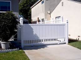 This is the gt1300 sliding gate opener that is suitable with this best opener can support all types of single gates, including ornamental, chain link, tube, panel, vinyl and wood, with the maximum length of 16ft. Vinyl Rolling Gate Design Ideas Pictures Vinyl Concepts