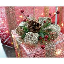 Check spelling or type a new query. Set Of 3 Pre Lit Gift Boxes Christmas Tree Decoration 43 Cm We R Christmas