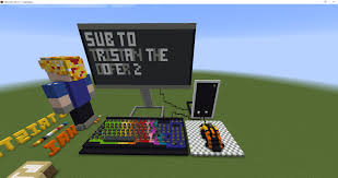 I've owned minecraft pe(ios) and pc(with a terrible computer) for years now. So I Felt Like Adding On To The Keyboard So I Added My Computer And Mouse Also The Build Isn T Completely Done Yet R Minecraft