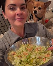 The week in trough salads, co-starring Gus. (1st and 3rd are homemade, 2nd  is from @springcafeaspen)