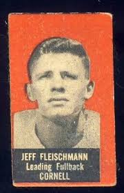1950 Topps Felt Backs Football Jeff Fleischmann *d3