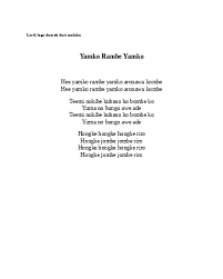 Check spelling or type a new query. Partitur Lagu Yamko Rambe Yamko 4 Suara Kami