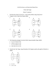 Check spelling or type a new query. Soal Uraian Dan Pembahasan Materi Relasi Dan Fungsi Kelas 8 Jawabanku Id