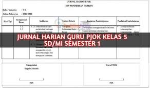 Buku sekolah elektronik bse interaktif pjok kelas 5 sd mi menjadi salah satu sarana bagi guru dan juga peserta didik dalam melaksanakan pembelajaran pada kurikulum 2013. Jurnal Harian Guru Pjok Kelas 5 Sd Mi Semester 1 Terkini Pendidikanterkini