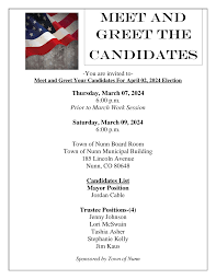 MEET AND GREET THE CANDIDATES