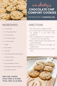 Chocolate Chip Comfort Cookies Cookie recipes that make you get crafty with fancy icing, lots of steps, or doing things the night before: chocolate chip comfort cookies