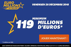 Voici les cinq bons numéros et les deux étoiles qu'il fallait cocher, ainsi que le code mymillion gagnant: Euro Millions 119 Millions D A Gagner 20 De Bonus Offerts Ce Vendredi Pour La Derniere 28 Decembre 2018 Sofoot Com