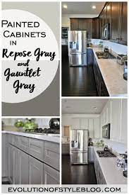 Harvey jones shaker kitchen, handpainted in dulux 'chiffon white 4. Painted Cabinets In Repose Gray And Gauntlet Gray Evolution Of Style
