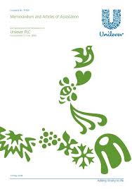 (8) sanctions will take effect forthwith. Memorandum And Articles Of Association Unilever Plc