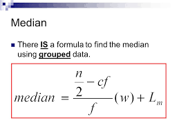 Image Result For Mean Mode Median Formula For Grouped Data Math Formula Meant To Be