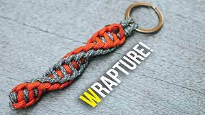 *** you can start the knot on a buckle or key ring if you want to, i am just showing how the two colors will look. Double Dna Wrapture Paracord Keychain Tutorial Youtube
