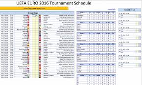 Download euro 2020 games into your calendar application. Euro 2016 Match Schedule In Excel Spreadsheet Product Reviews Net