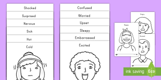 All you need is photoshop (or similar), a good photo, and a couple of minutes. Our Emotions Coloring Pages Activity
