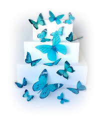 Get the best deals on butterflies party hanging decorations. Teal Blue Green Assorted Sizes Wafer Paper Butterflies For Decorating Desserts Cupcakes Wedding Cakes Pack Of 15 Walmart Com Walmart Com