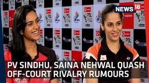 Olympic medallists shuttlers p v sindhu, saina nehwal and cricketer harbhajan singh were among the prominent sportspersons who showered praise on the telangana police for their action. Saina And Sindhu Clear The Air About Their Badminton Rivalry Youtube