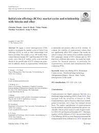The most promising coins of 2021. Pdf Initial Coin Offerings Icos Market Cycles And Relationship With Bitcoin And Ether