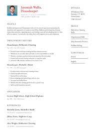 In general the staff can be placed into three different categories: Housekeeping Resume Examples Writing Tips 2021 Free Guide