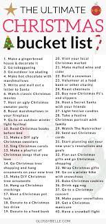 If you're looking for some planners, check out free printable meal planners & grocery lists. 40 Fun Holiday Activities For Christmas 2021 Glossy Belle Christmas Bucket List Fun Christmas Activities Christmas Bucket