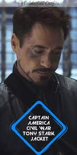 Civil War Tony Stark Robert Downey Ironman Jacket Stylish Leather Jacket Celebrities Leather Jacket Designer Leather Jackets