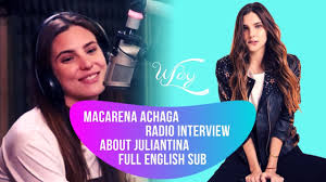 Macarena achaga figueroa is an argentine model, actress, and. Macarena Achaga Interview About Juliantina English Subtitles Youtube