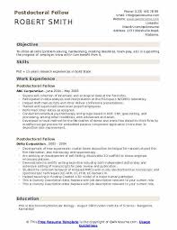 Your doctor resume needs the right skills. Postdoctoral Fellow Resume Samples Qwikresume