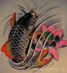 Hình xăm mặt quỷ cá chép. Hinh XÄƒm Ca Chep Ä'Æ¡n Giáº£n Co Y NghÄ©a Gi Tattoo Ga
