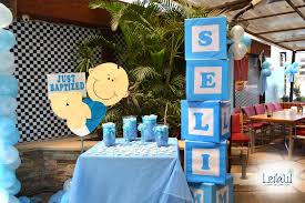 Candy Table And Boxes For Baby Boy Blue Themed Baby Shower Decorations By Leila Events 01072 For O La Baby Shower Baby Shower Decorations Baby Shower Themes