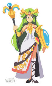 Palutena Kid Icarus Uprising Kid Icarus Fan Art Drawing