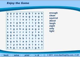 A number of pulp writers would go on for hours each day trying to solve the puzzle. 6 Free Online Word Search Games
