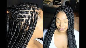 Take a trip back in time with a braided bob. Flattering Striking Trending Knotless Box Braids