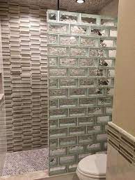 These unique tiles can create a very custom look and are available in many sizes, colors and patterns. Ghba Remodelers Council Glass Block Has Much To Offer In Modern Design Glass Block Shower Brick Bathroom Glass Block Shower Wall